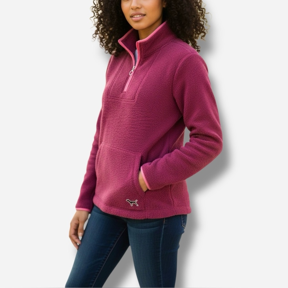 🌸New🌸 PINK Victoria’s Secret Sherpa Pullover S